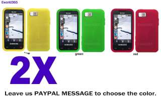 2x Silicone Case Skin Cover for SAMSUNG ETERNITY A867  