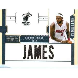 2011 Playoff National Treasures Authentic LeBron James 5 Patch Game 