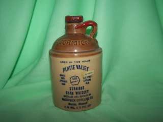   Whiskey Jug Platte Valley McCormick Distilling Co. Weston Missouri