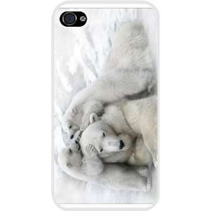  Rikki KnightTM Polar Bears together White Hard Case Cover 