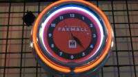 McCormick Farmall Neon Clock  