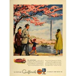   Ad Gulfpride Oil Cherry Blossoms Washington DC   Original Print Ad