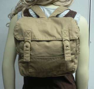 Lara Croft Backpack Cotton Canvas Bag * Tomb Raider *  