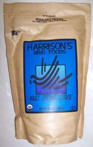 Harrisons Lifetime Course Pellets 5 lbs parrot  