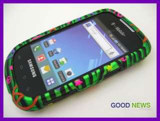 for T Mobile Samsung Dart T499   Green Peace Zebra Hard Case Phone 