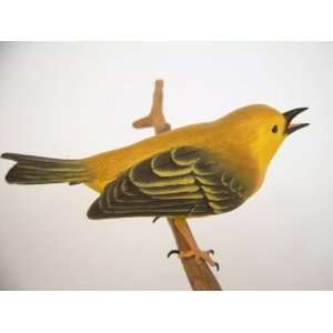    3 Beyond Inc. YWARB03 Yellow Warble Wood Bird