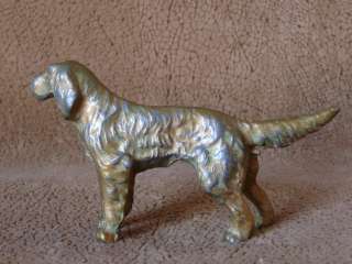 Vintage Metal Irish Gordon ENGLISH SETTER Dog  