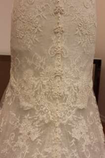Pronovias by Manuel Mota Couture wed.dress TAROT, size 12, off white 