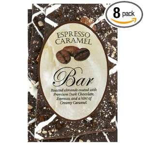 Traverse Bay Confections Espresso Caramel Almond Bar, 2.5 Ounce (Pack 