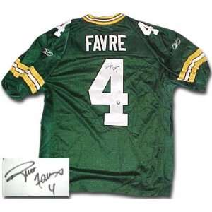  Brett Favre Green Bay Packers Reebok Autographed Green 