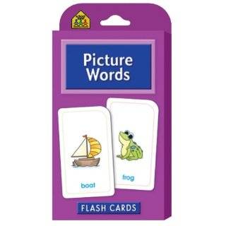 Picture Words Flash Cards Cards by School Zone Publishing Company 