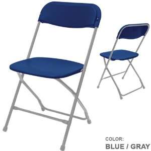  Phoenixx Plastic Folding Chair Color Blue / Grey (6pcs 