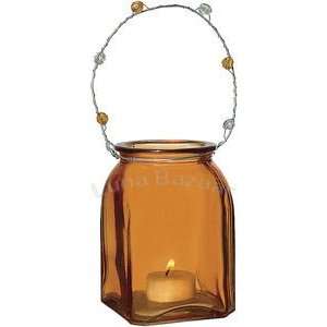  Orange Hanging Candle Holder and Vase (square design 