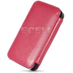     PINK GLOSSY LEATHER WALLET CASE FOR APPLE iPHONE 4 4G Electronics
