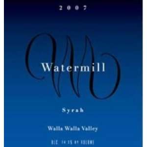  2007 Watermill Winery Walla Walla Syrah 750ml Grocery 