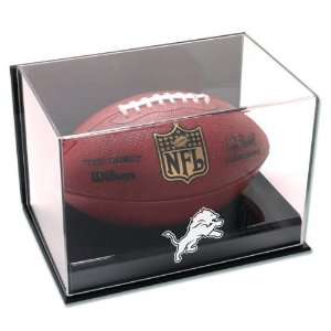   Lions Wall Mounted Football Logo Display Case