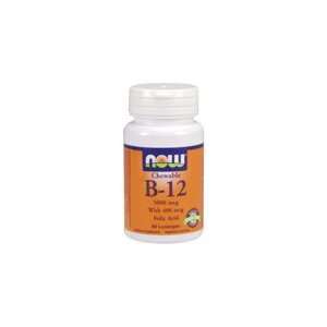  B 12 by NOW Foods   (5mg   60 Lozenges) Health & Personal 
