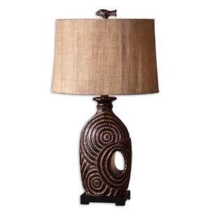  Black and Copper Decorative Lamp