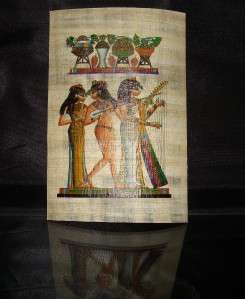 ANCIENT EGYPTIAN PAPYRUS WONDERFULLY COLORFUL GIFT   E  