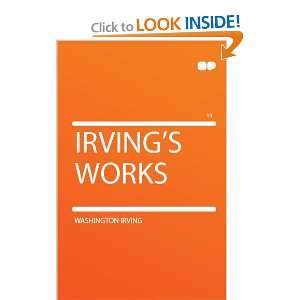  Irvings Works Washington Irving Books
