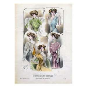  French Fashion, Magazine Plate, Spain, 1908 Giclee Poster 