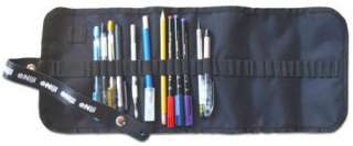 NIJI ROLL MULTIPURPOSE ROLL UP STORAGE POUCH FOR BRUSHES, TOOLS, PENS 