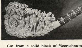 Columbus ~ RARE~ Meerschaum Pipe Trade Card c. 1893 WCE  