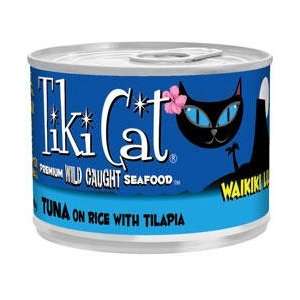 Tiki Cat Waikiki Luau Tuna on Rice with Tilapia Canned Cat Food 8/6 oz 