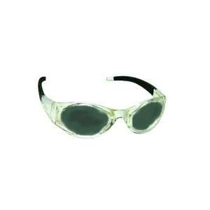  Stingers High Impact Safety Glasses   Clear Frames/Shaded 
