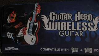 Guitar Hero Wireless PS2 Red Octane White Black NEW  