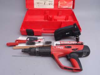 HILTI DX 460 & MX 72 POWDER ACTUATED NAIL STUD GUN HAMMER TOOL W/CASE 