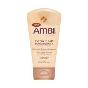  Ambi Even And Clear Exfoliant Face Wash   5 Oz Beauty
