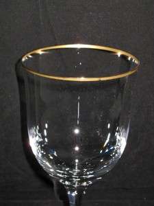 Noritake TROY 866 Crystal Water Goblet 7 1/2, NWT,Gold  