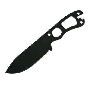 Becker Necker, Black GFN Handle, Black Blade, Plain  