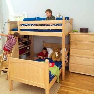  Kids Maxtrix Loft Bunk Bed Bookcase Series Twin High Loft Bunk Bed 