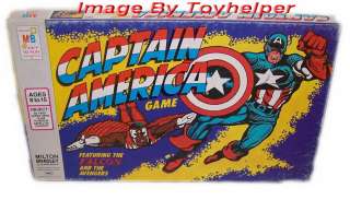 CAPTAIN AMERICA BOARD GAME FALCON ADVENGERS M BRADLEY  