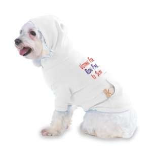 VOTING FOR RON PAUL IS SEXY Hooded T Shirt for Dog or Cat X Small (XS 