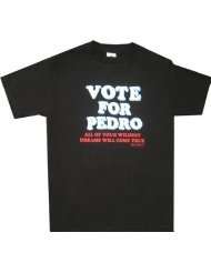 Napoleon Dynamite Vote for Pedro Dreams T shirt Black