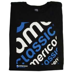  American Classic Logo T Shirt, black, M