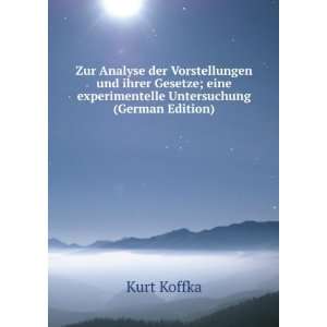   Untersuchung (German Edition) (9785876681881) Kurt Koffka Books