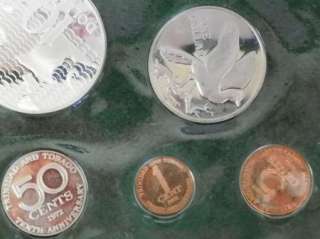 1972 Trinidad and Tobago 8 Coin Proof Set, E242  