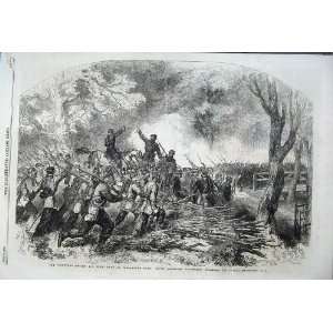  1862 Volunteer Review Sham Fight Panshanger Park Bridge 