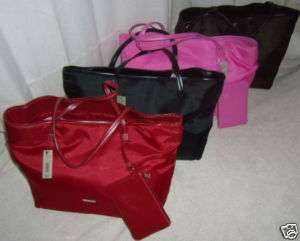 Adrienne Vittadini Handbag Purse Tote NWT RED $98  