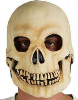 This Full over the Head Latex Adult Size Skull Mask is great for 