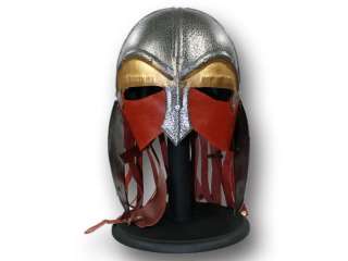 Barbarian Movie War Helmet Leather Mask Viking Medieval  