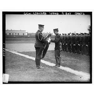  Gen. Leonard Wood & boy cadets