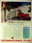 1945 AD Mack trucks moving storage during winter  buy WWII bonds 