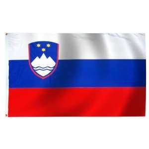  Slovenia Flag 4X6 Foot Nylon Patio, Lawn & Garden