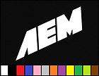 AEM (1) Decal Vinyl Stickers 36 Intake Exhaust Temp Gauge Eugo Tuner 