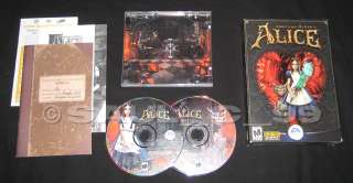 American McGees Alice COMPLETE Ice Wand BOX w/ manuals  